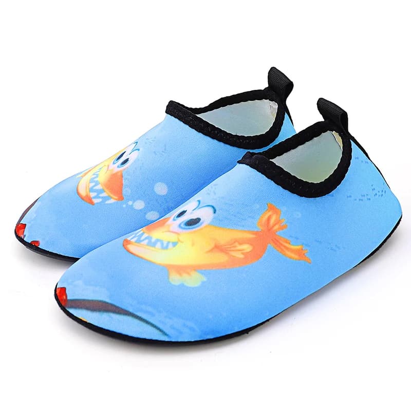 chaussures d'eau poissons dessin animé