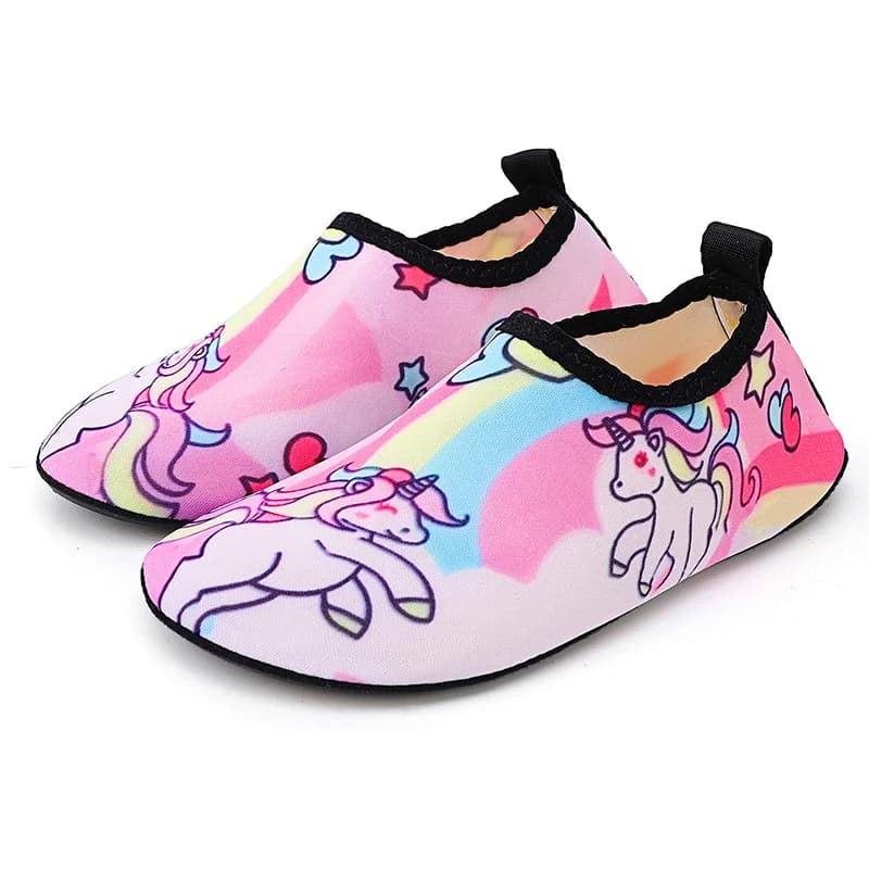 chaussures aquatiques licorne pour enfants